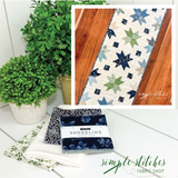 Star Light Runner Kit - Green Floral Backing