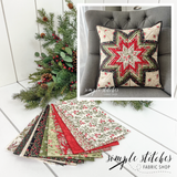 Folded Star Pillow - A Christmas Carol