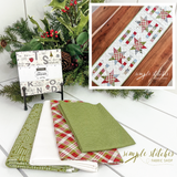 Hopscotch Table Runner Kit - Green Backing