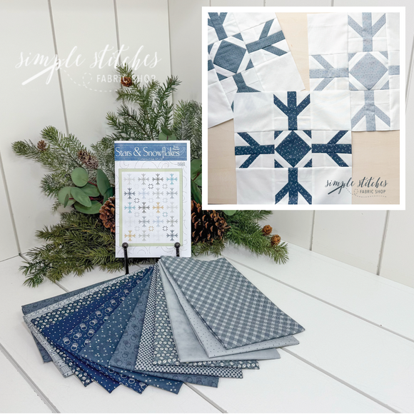 Stars & Snowflakes Quilt Kit