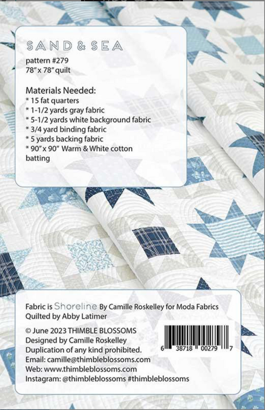 Sand & Sea Paper Pattern by Thimble Blossoms