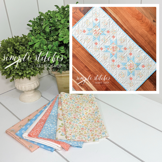 Serenity Runner Kit - Dainty Meadow Peach Backing