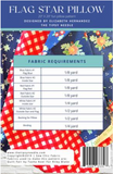 Flag Star Pillow Kit