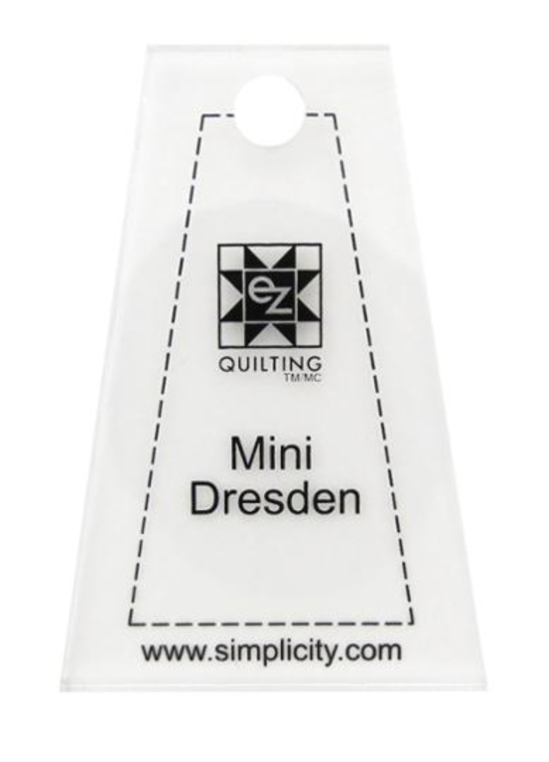 Jelly Roll Ruler Mini Dresden by EZ Quilting