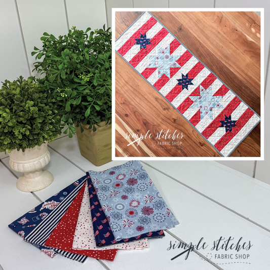 Starstruck Stripes Table Runner Kit