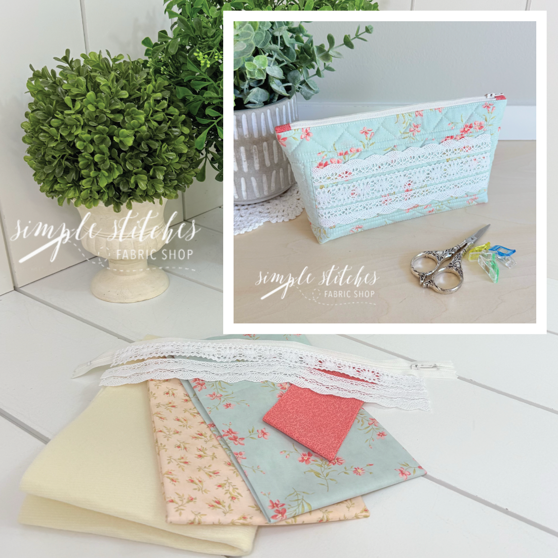 Ribbon Ruffle Pouch Kit