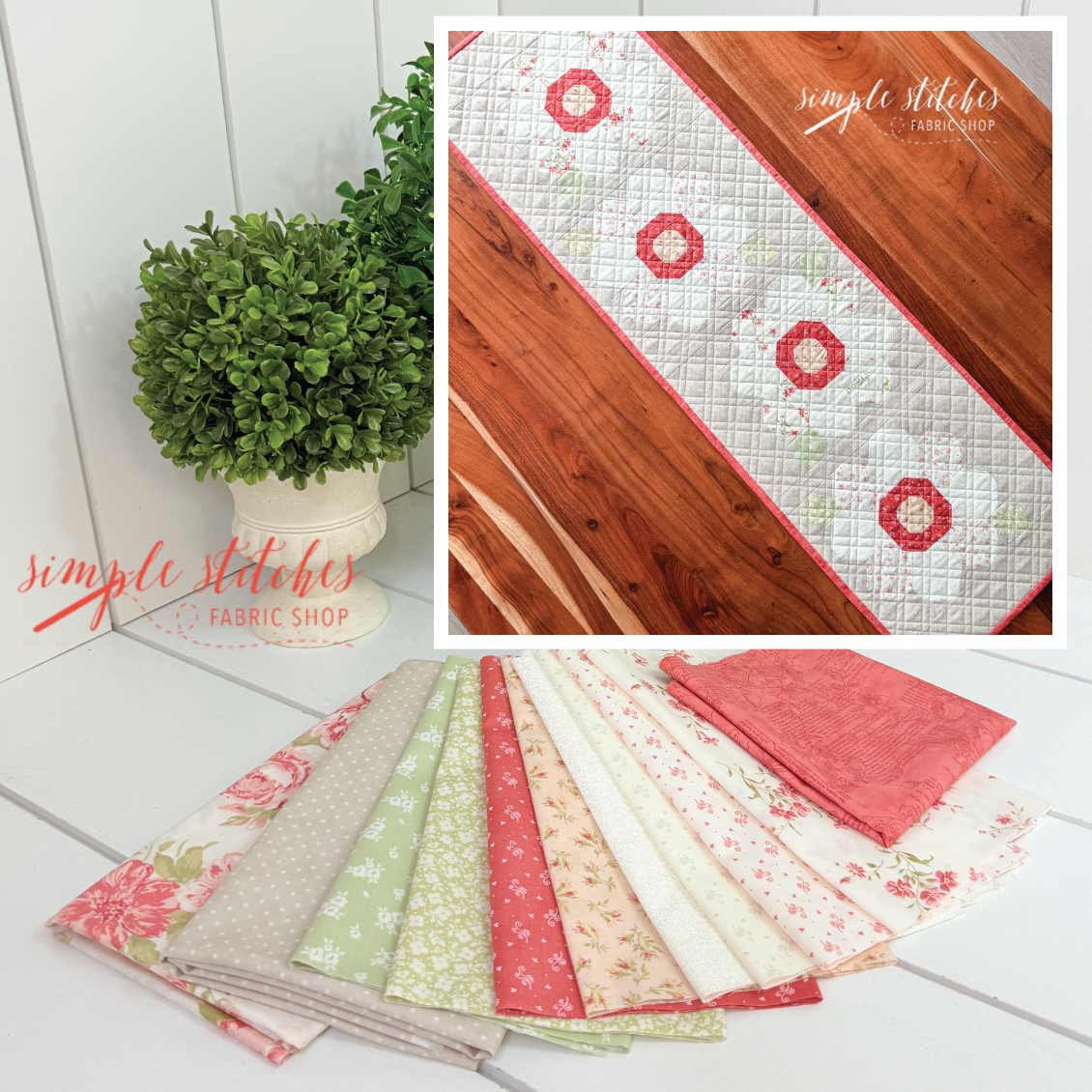 Bloomberg Table Runner Kit - Floral Backing