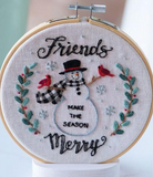 Snow Friends Embroidery Kit by Deb Strain Stitches