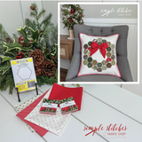 A Hexie Christmas Pillow Kit - Tree Backing