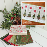 Snowy Pines Table Runner Kit - Light Backing