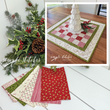 Seasonal Topper Quilt Kit - Red Backing