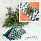 Buffalo Lodge Runner- Snowflake Backings