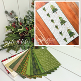 Those Trees Runner - Black Present Backing