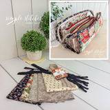 Sew Together Bag- Black Zippers