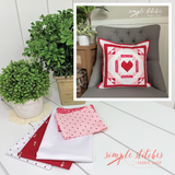 Sweetheart Pillow - Rosebuds