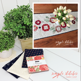 Posies Runner Kit -Midnight & White Backing