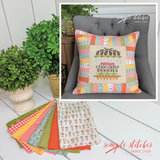 More Chocolate Bunnies Cross Stitch Pillow Kit