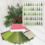 Santa in the Trees Quilt Kit