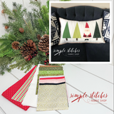 Santa in the Trees Pillow Kit