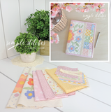 Stitch & Scribble Notebook Cover Kit - Pastel Prairie