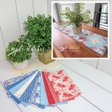 Country Star II Runner Kit - Blue Floral Backing