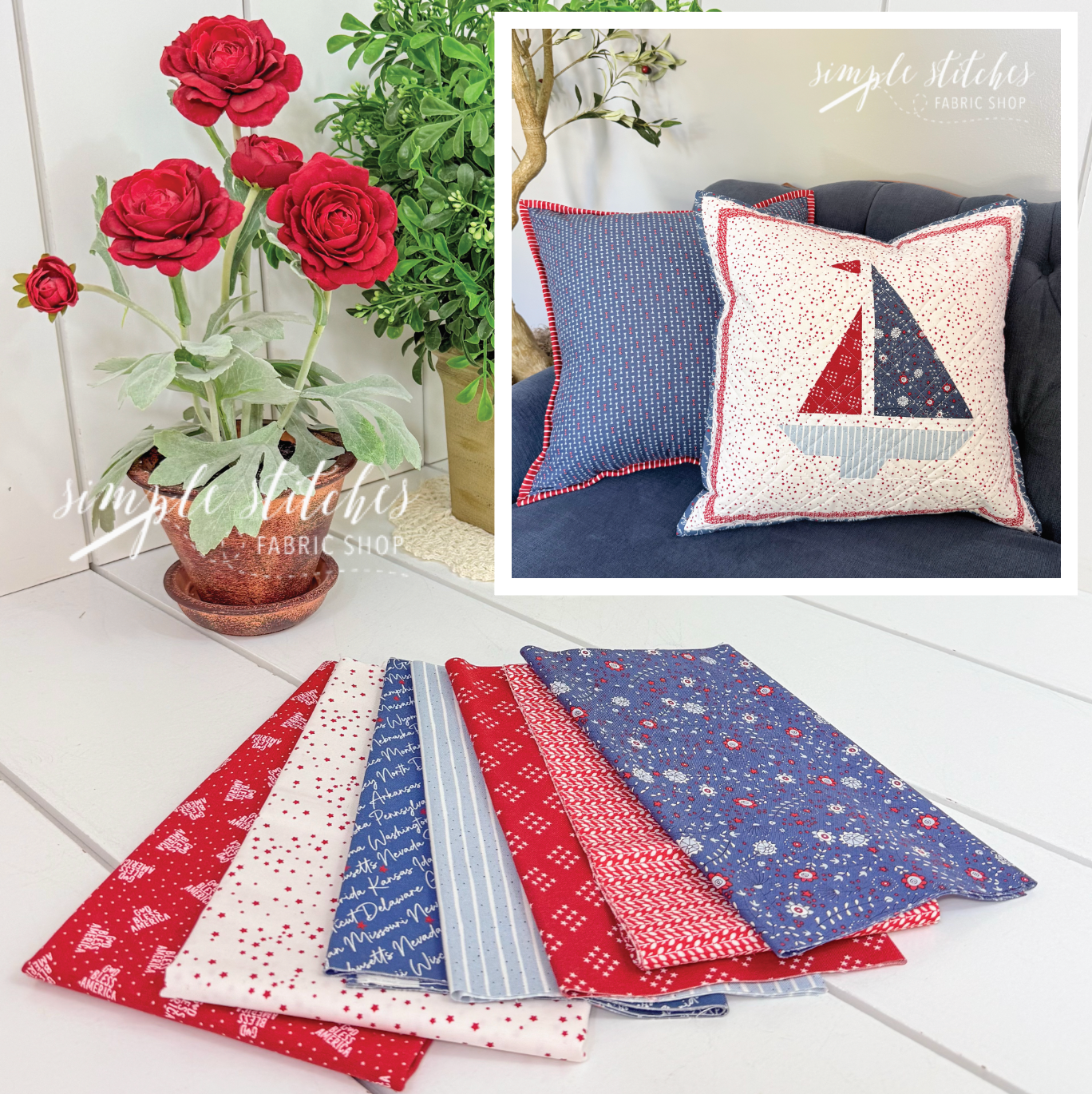 Boat Day Pillow Kit
