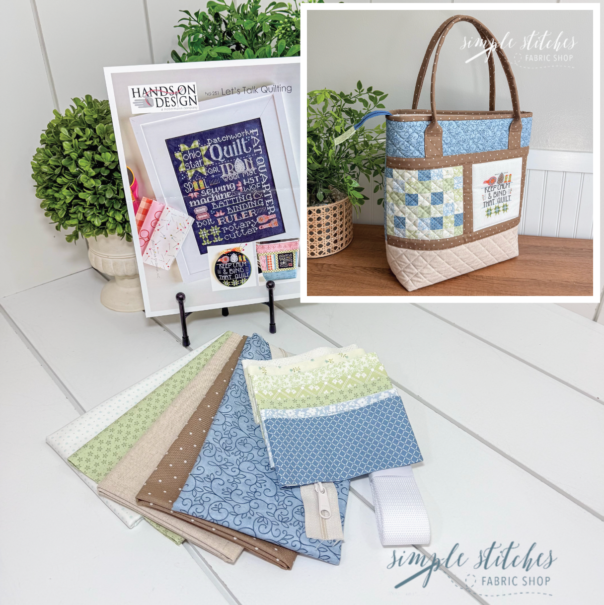 Let's Talk Quilting Stitch & Stow Bag Kit