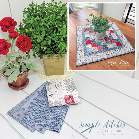 Independence Day Blue Seasonal Topper Kit