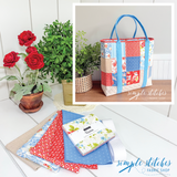 Rosie Sew & Go Beach Bag Kit- Blue Lining