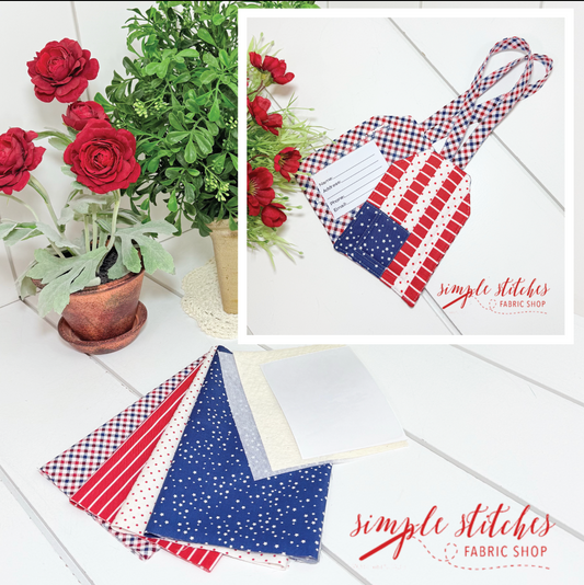 USA Luggage Tag Kit
