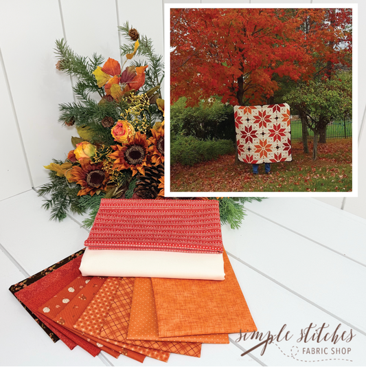 Knitted Star Autumn Quilt Kit