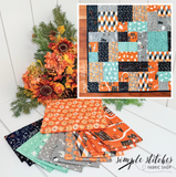 Yellow Brick Road Quilt Kit -  Orange Pumpkin