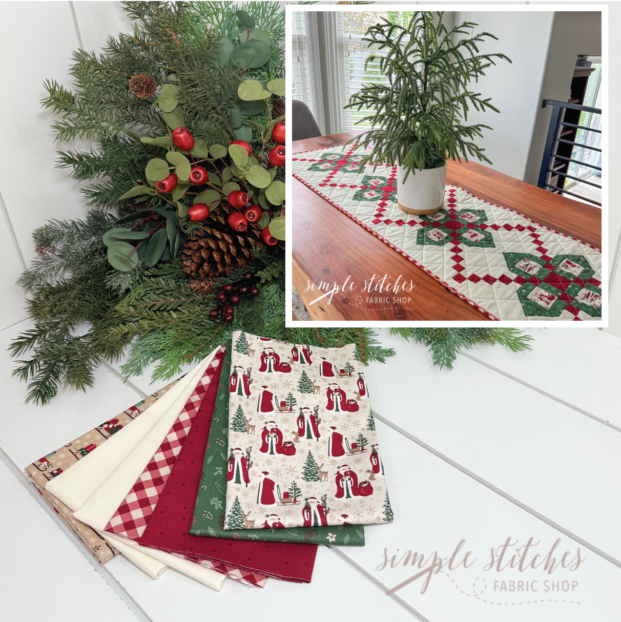 Christmas Time Legacy Runner Kit- Tan Backing
