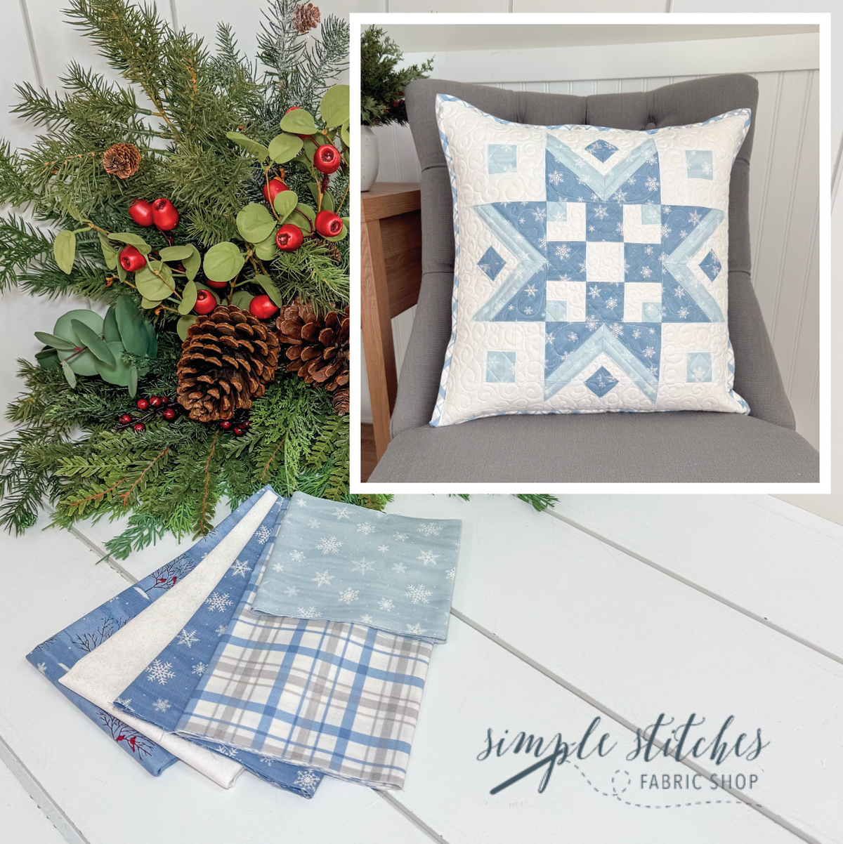 Winter Flurries Pillow