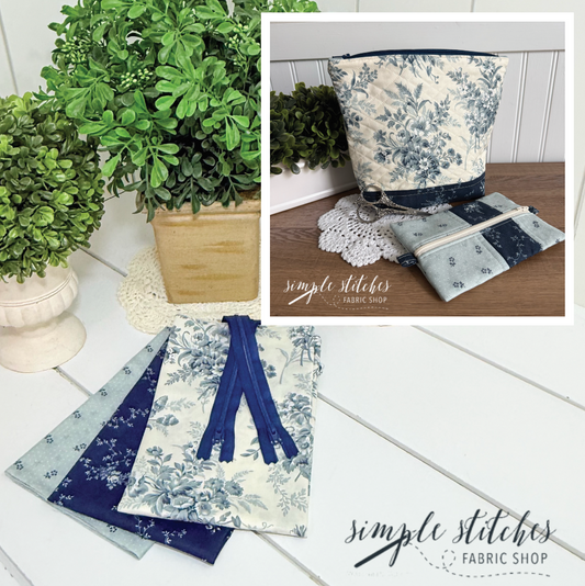 Take Along Project Bags - Breathtaking Blues