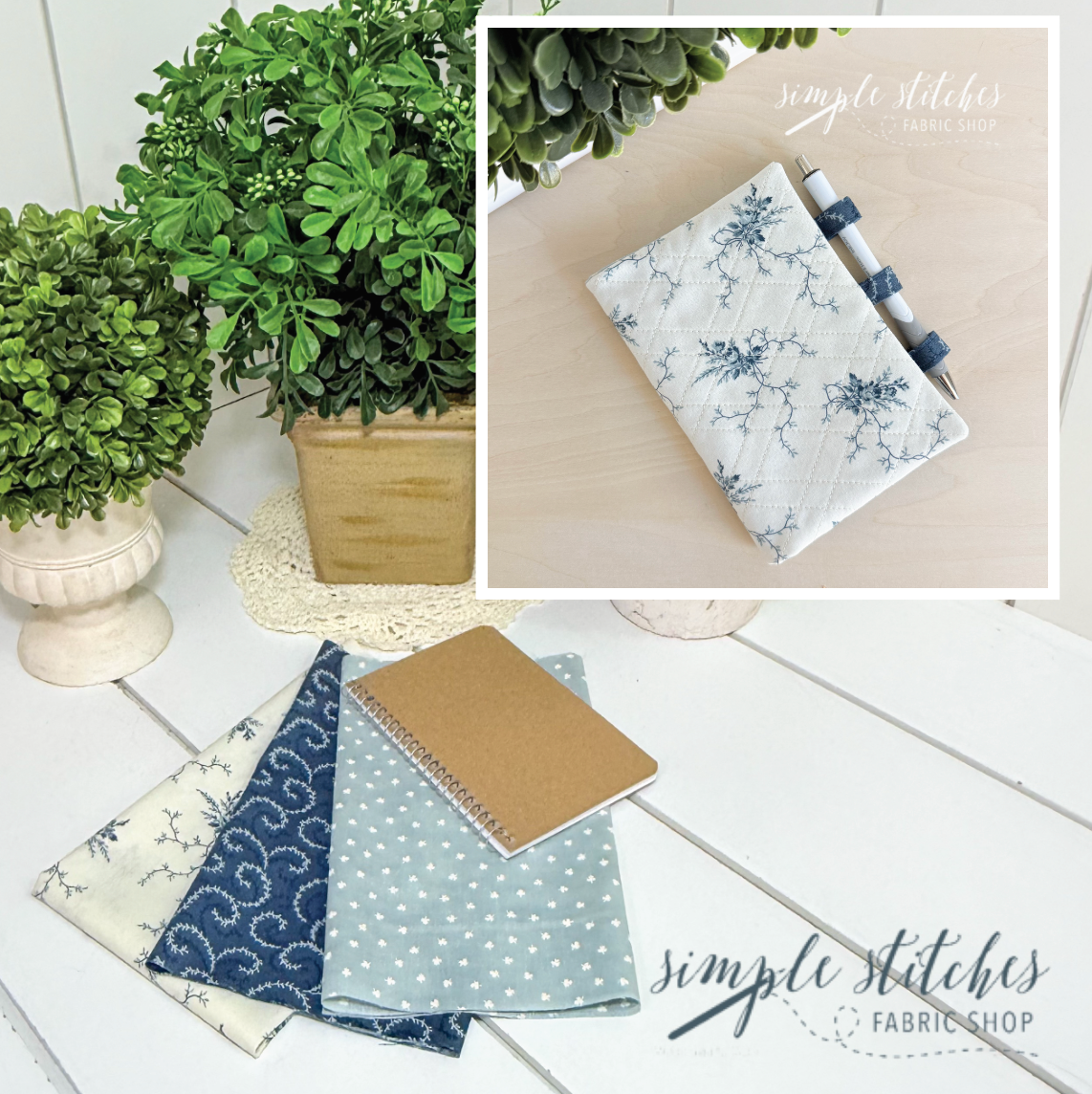 Breathtaking Blues Make Note Notebook Kit