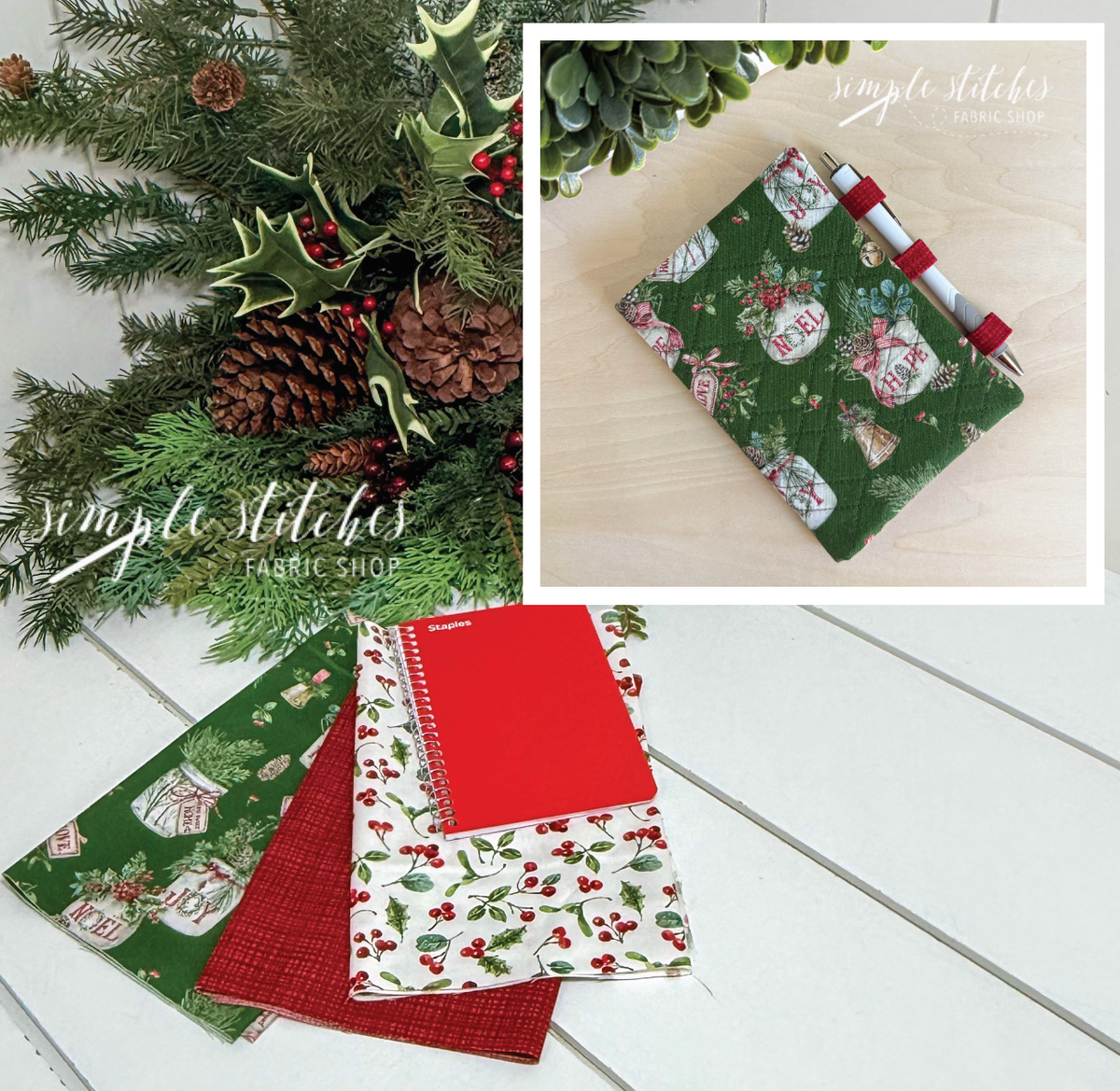Holiday Spirit Make Note Notebook Kit