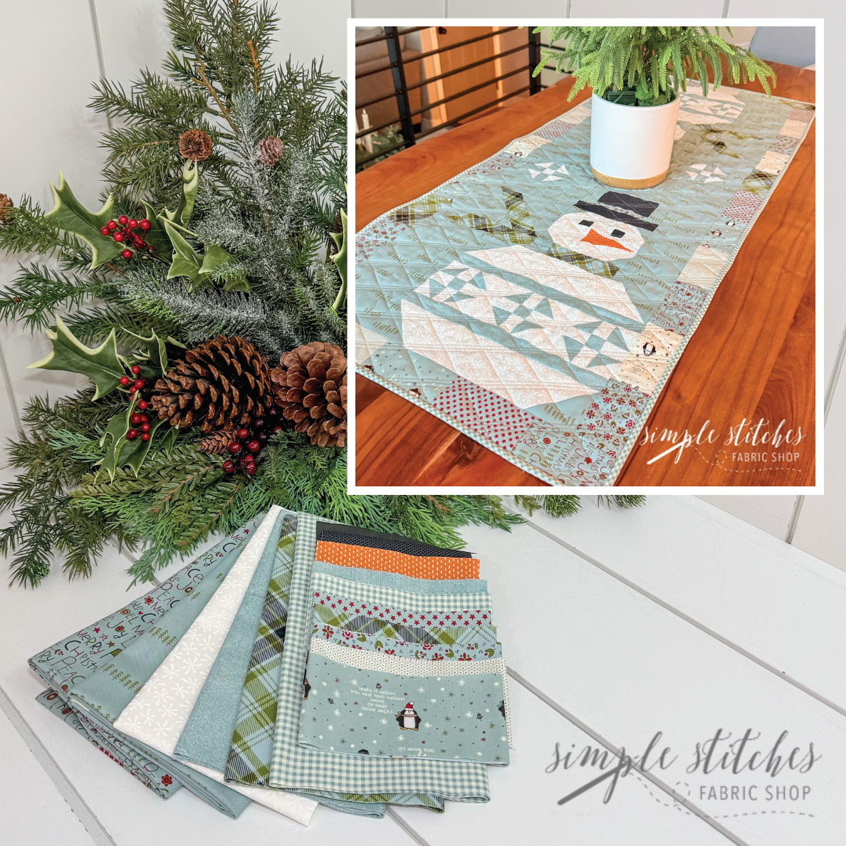 Mr. Frosty Quilt Table Runner Kit