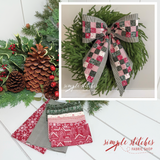 Gingerbread Lane Vintage Charm Bow Kit- Red