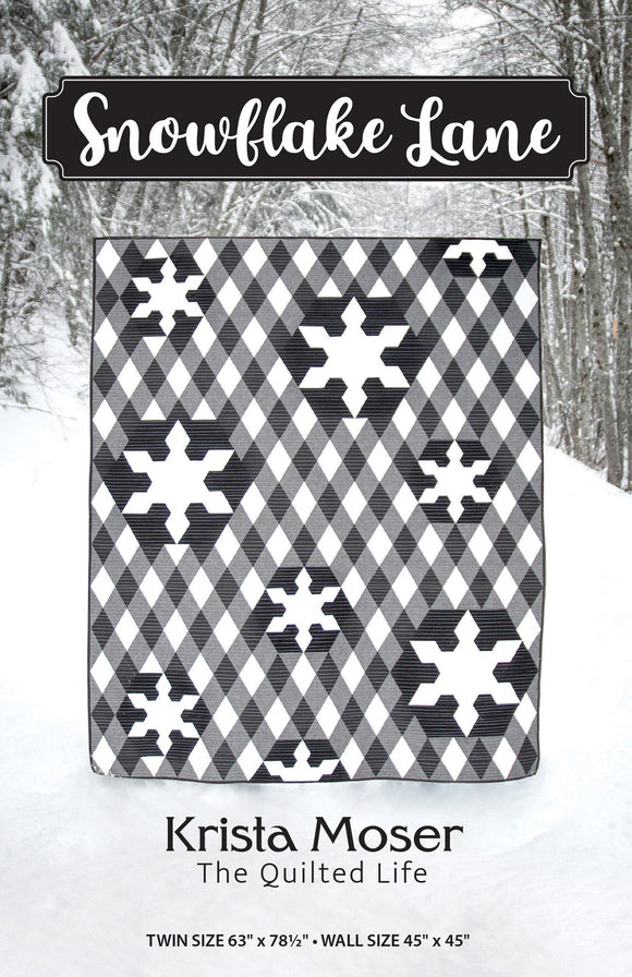 Snowflake Lane Paper Pattern by Krista Moser