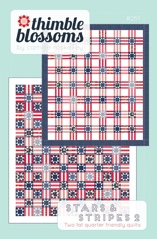 Stars and Stripes 2 Paper Pattern by Camille Roskelley No I