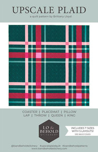 Upscale Plaid Pattern by Lo & Behold Stitchery NY