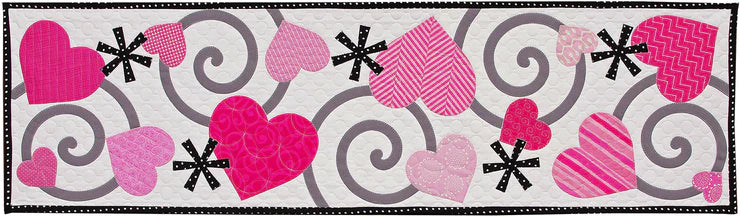 Valentine Table Runner Pattern by Ahhh Quilting