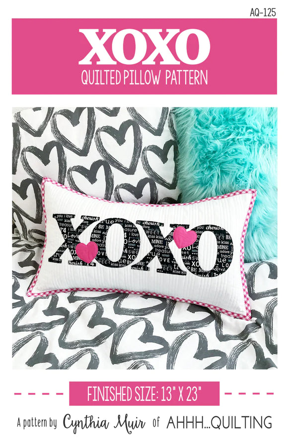 XOXO Paper Pattern by Ahhh Quilting