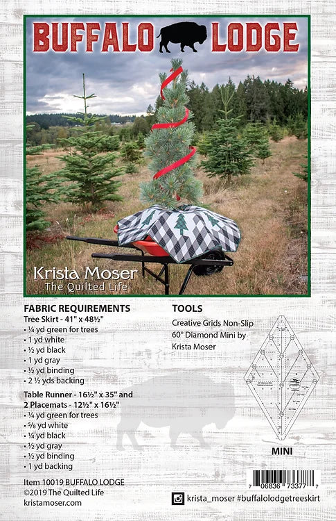 Buffalo Lodge Paper Pattern by Krista Moser