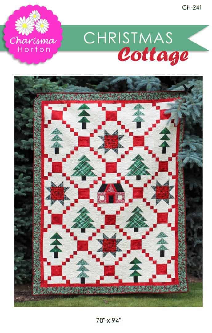 Christmas Cottage Paper Pattern by Charisma Horton