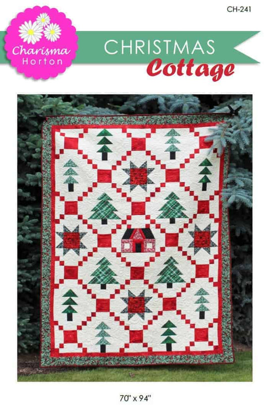 Christmas Cottage Paper Pattern by Charisma Horton