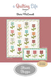Flower Shoppe MINI Quilt Kit - White Floral Backing