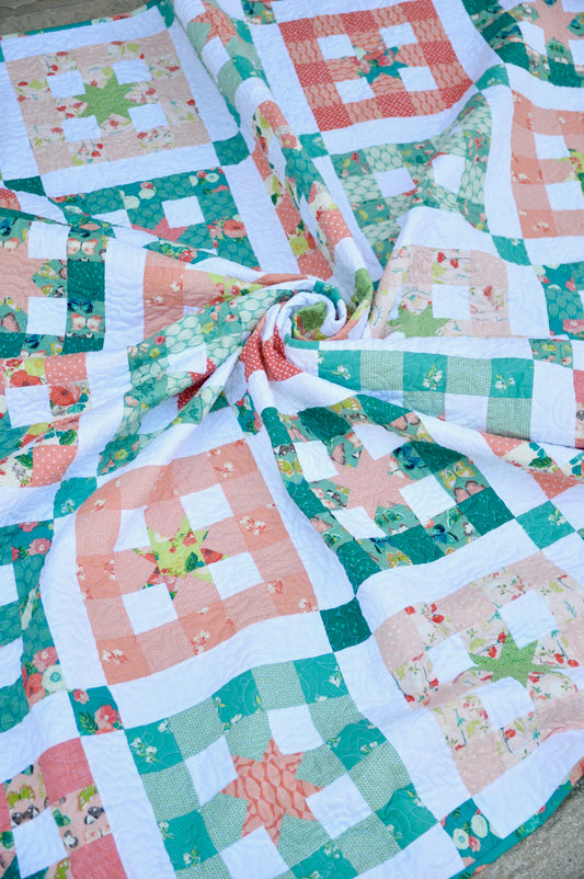 Gingham Picnic Paper Pattern by Jedi Craft Girl