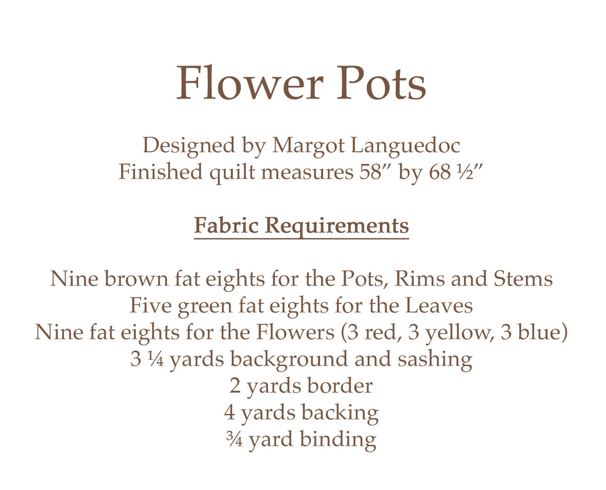 Flower Pot by The Pattern Basket